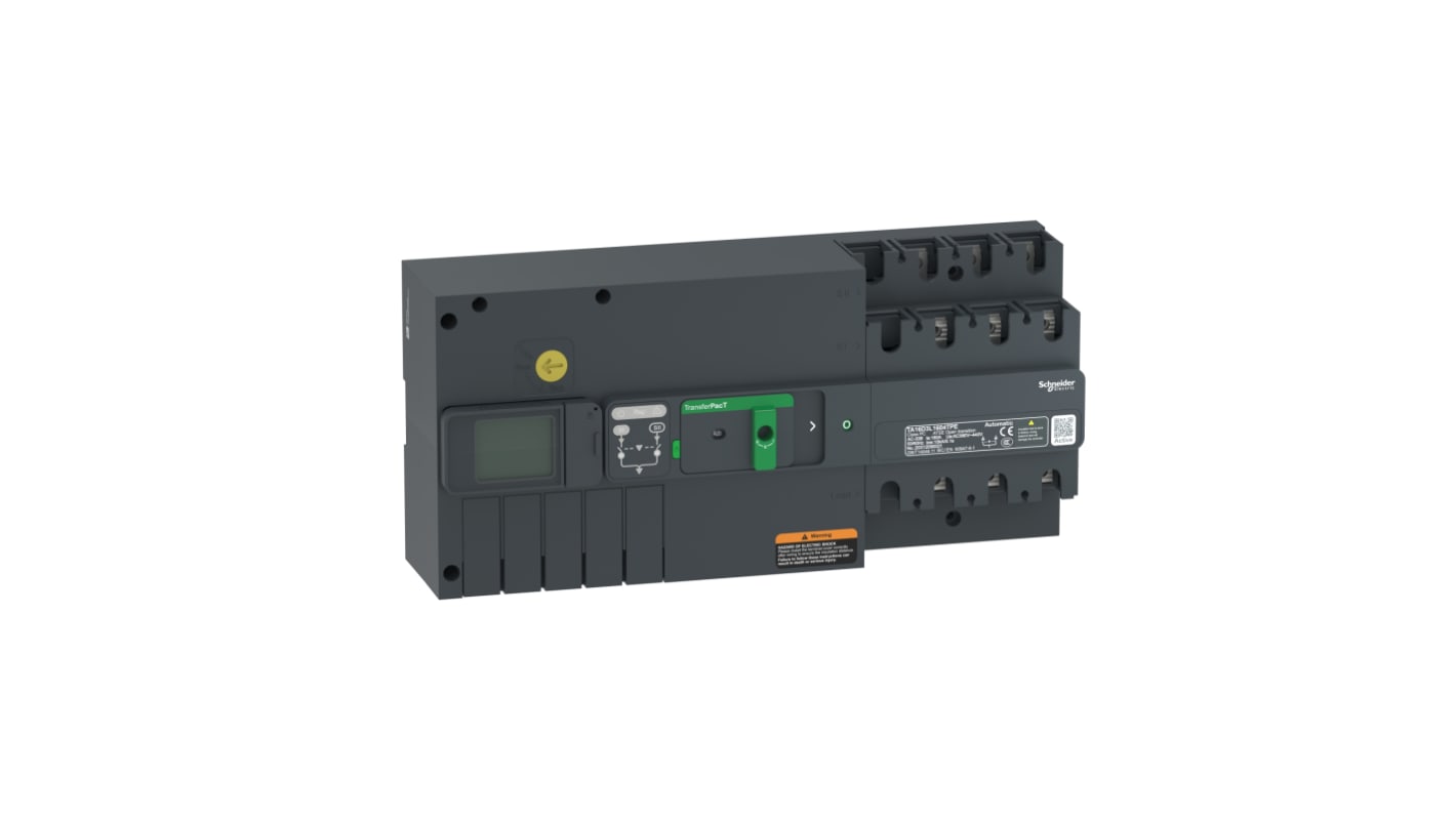 Interruptor automático electrónico Schneider Electric TA16D3L1604TPE, 160A, Fijo TAA160