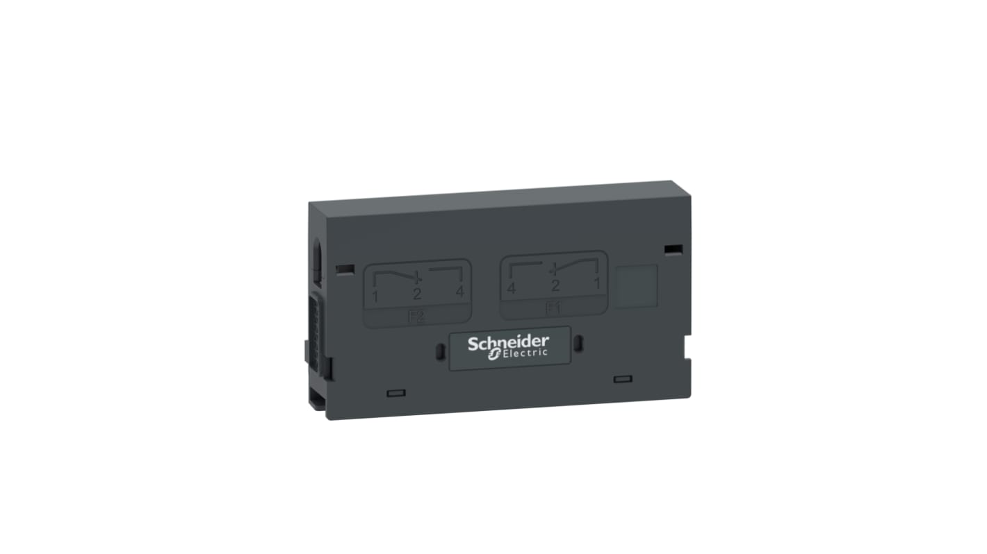 Schneider Electric TPS Hilfskontaktmodule TransferPacT, 2 NO (Schließer) + 2 NC (Öffner) Klemmbefestigung mit Schraube
