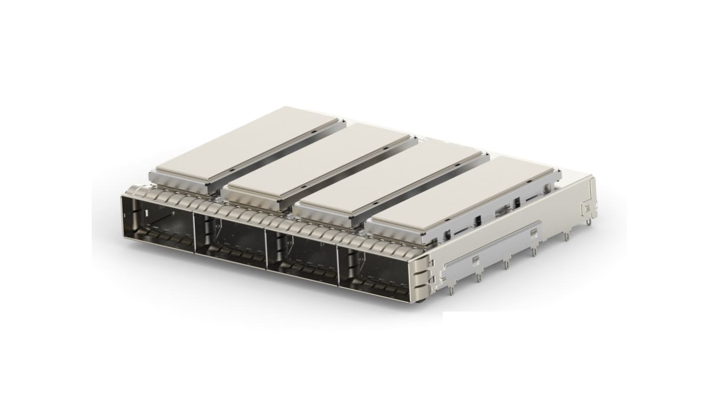 TE Connectivity 2354935 QSFP-Raster Käfigbaugruppe für QSFP28-Kabelbaugruppe, QSFP28-MSA-kompatibler Transceiver