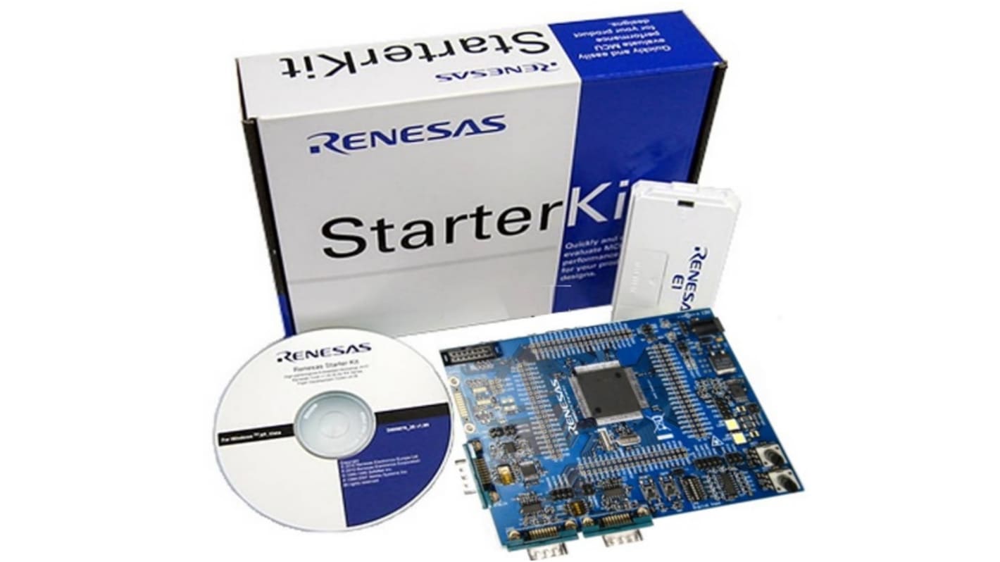 Kit de iniciación RH850/F1KM-S4 and RH850/F1KM-S2 Starter Kit de Renesas Electronics, con núcleo