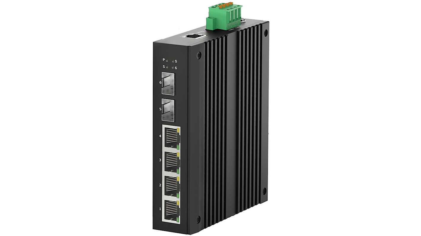 Switch Ethernet RS PRO , 2 puertos