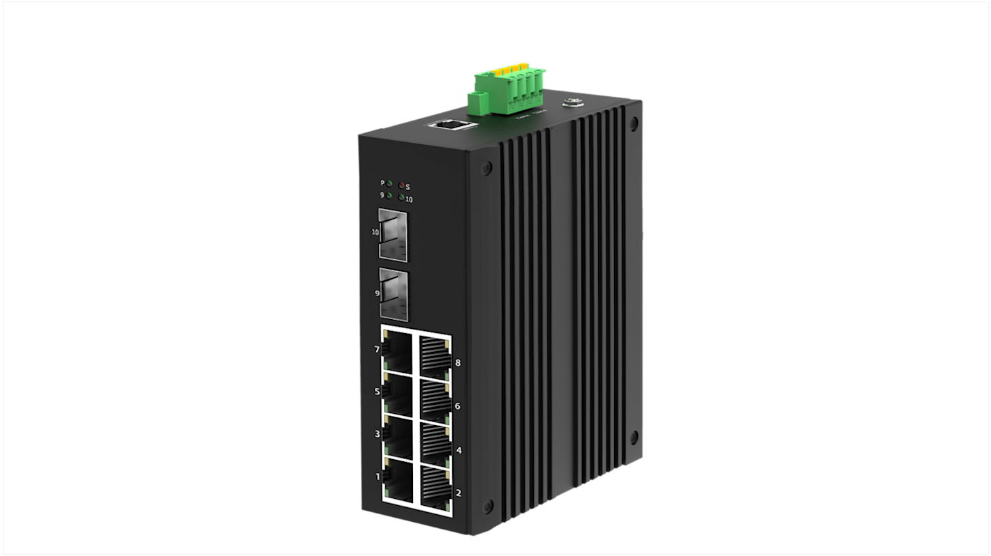 Switch Ethernet RS PRO , 8 puertos