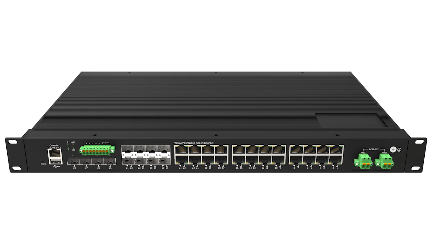 RS PRO Managed 16 Port Ethernet Switch RJ-45