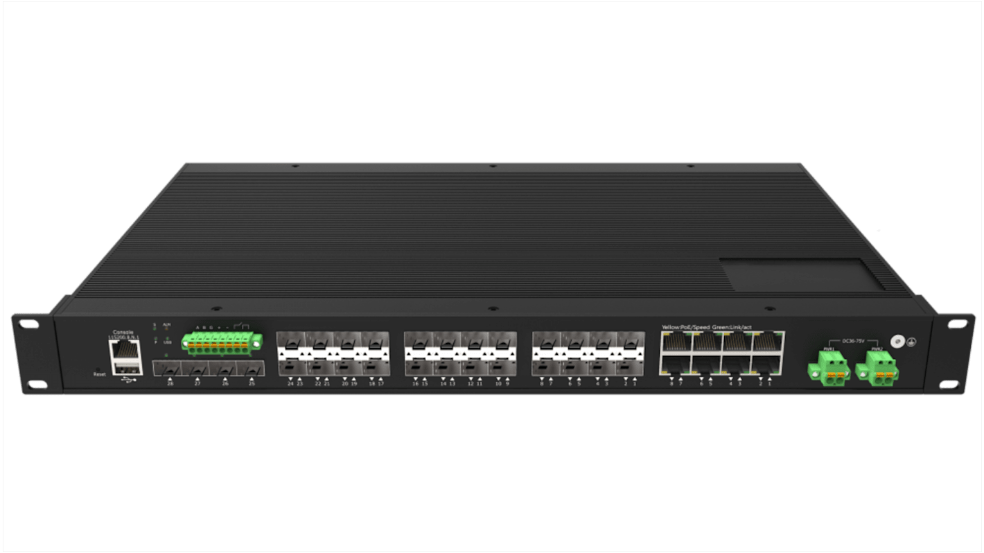 RS PRO Managed 16 Port Ethernet Switch RJ-45