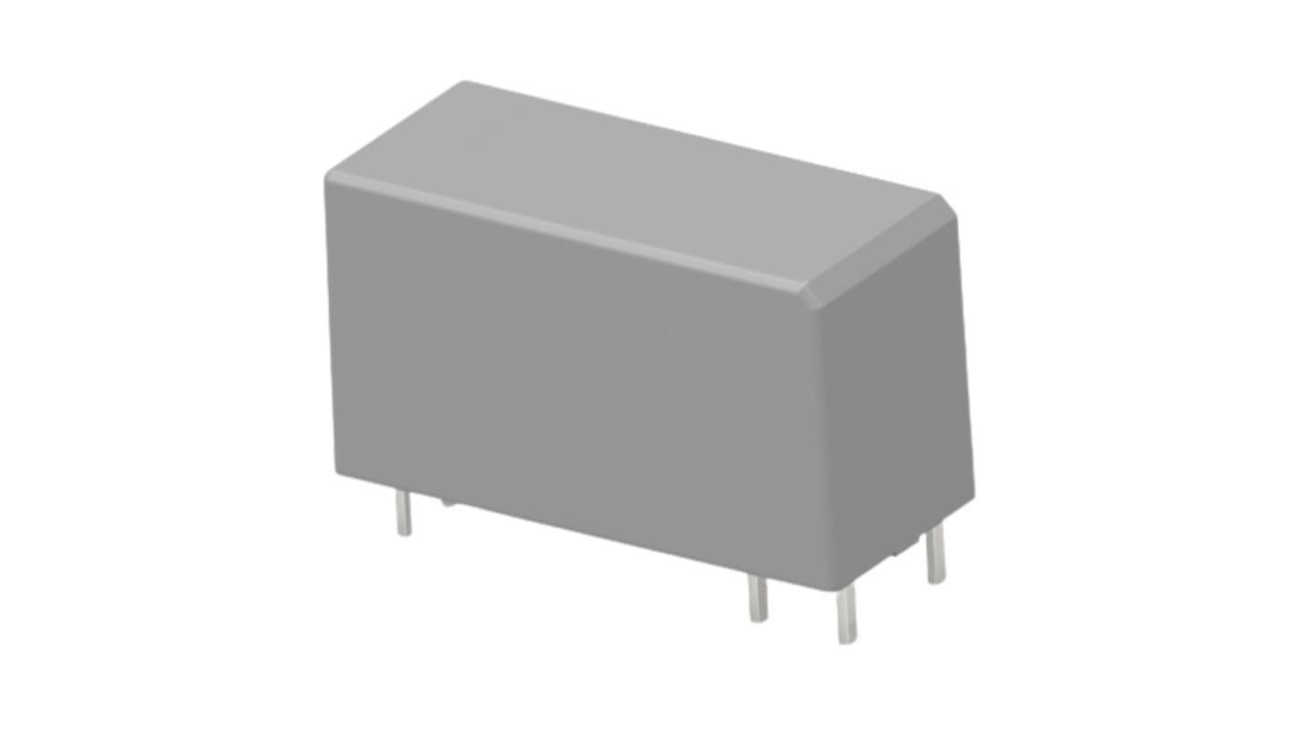 TE Connectivity PCB Mount Power Relay, 5V dc Coil, 16A Switching Current, SPST