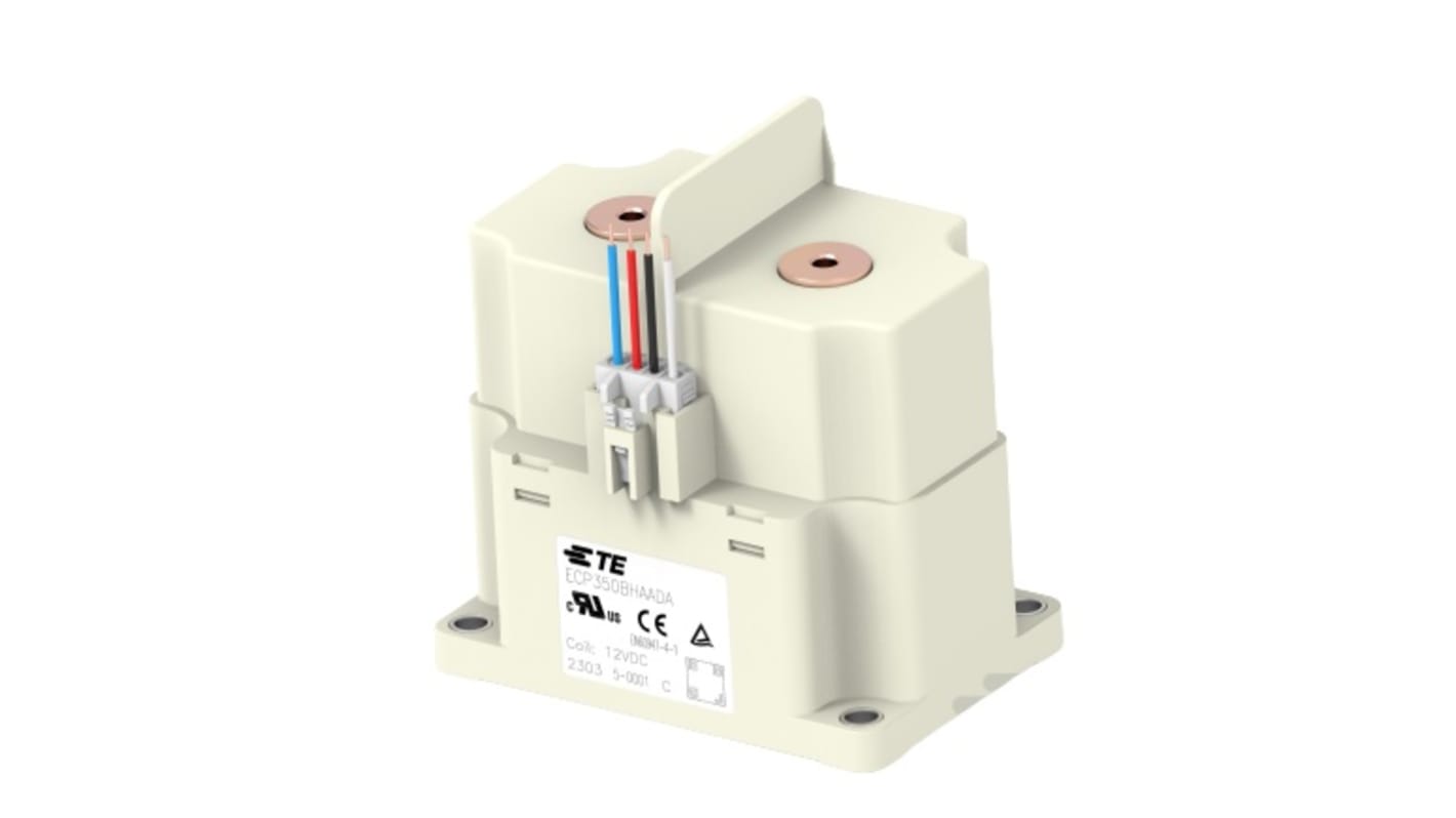 TE Connectivity ECP350B 2071568 Contactor, 12 V dc Coil, 1-Pole, 350 A, NO, 1.5 kV dc