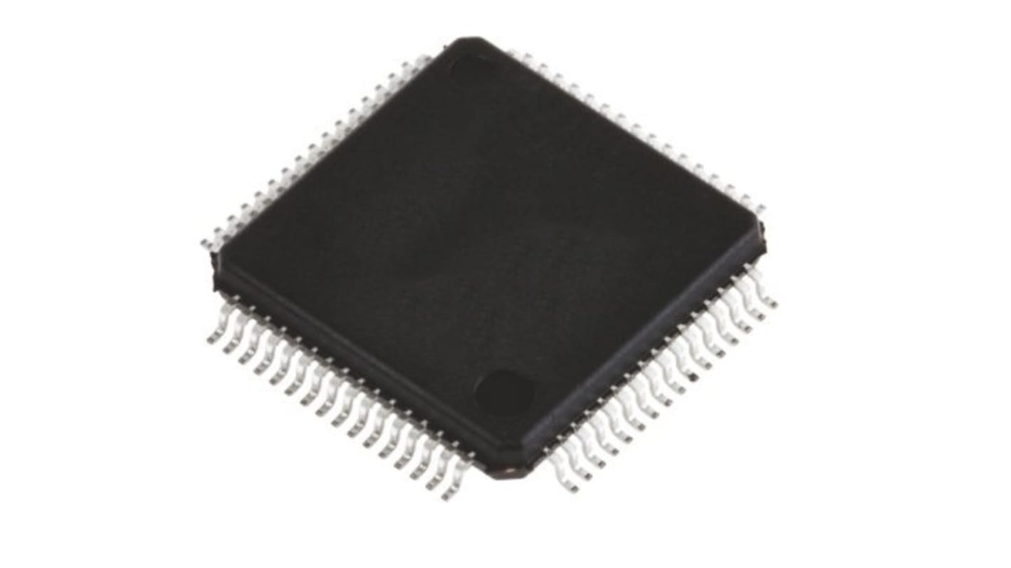 Microcontrollore Renesas Electronics, ARM Cortex M33, QFP, RA4T1, 64 Pin, Montaggio superficiale, 32bit, 100MHz