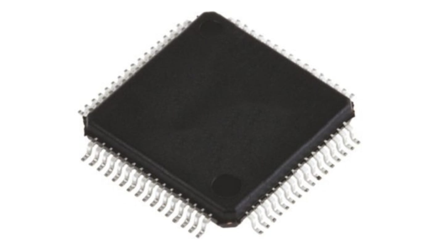 Microcontrollore Renesas Electronics, ARM Cortex M33, QFP, RA6T3, 64 Pin, Montaggio superficiale, 32bit, 200MHz
