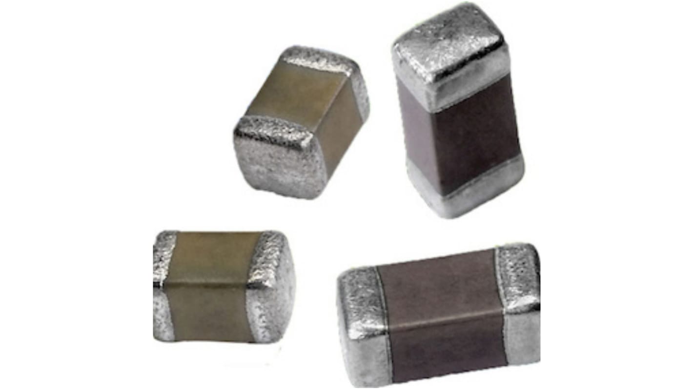 Vishay, SMD MLCC, Vielschicht Keramikkondensator X7R, 10nF ±10% / 50V dc, Gehäuse 0402 (1005M)