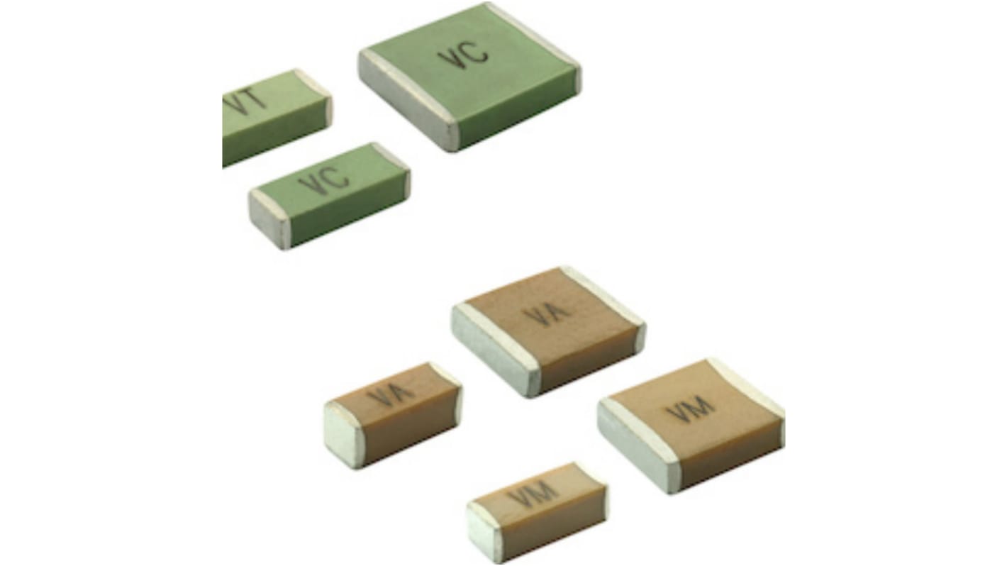 Vishay 4.7nF Multilayer Ceramic Capacitor MLCC, 50V dc V, ±10% , SMD