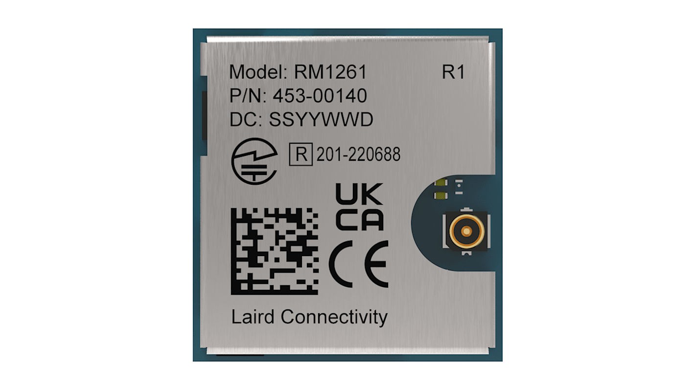 Module WiFi Ezurio 453-00140C LoRa GPIO, I2C, PWM, SPI, UART 3.6V 14 x 13 x 2mm