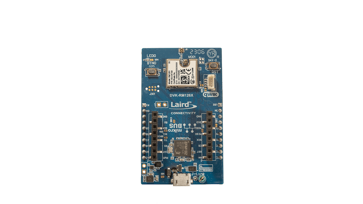 Kit de desarrollo LoRaWAN LoRaWAN Ezurio 453-00140-K1, frecuencia 863 - 870 MHz, 902 – 928 MHz