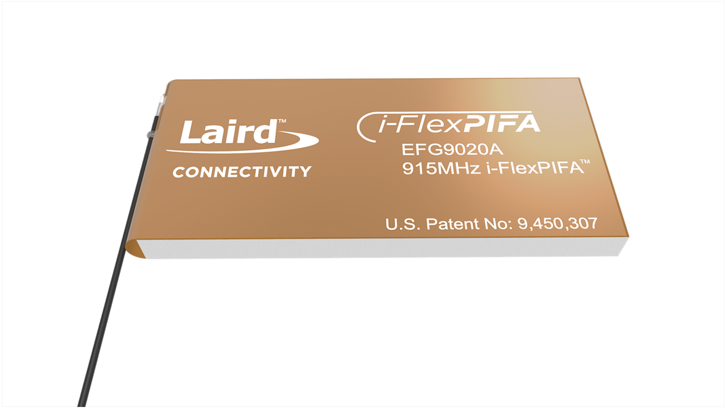 Ezurio ISM Band Telemetrieantenne Auflagefläche, MHF1 0.9dBi 902-928 MHz bis 928MHz, Länge 150mm, selbstklebend