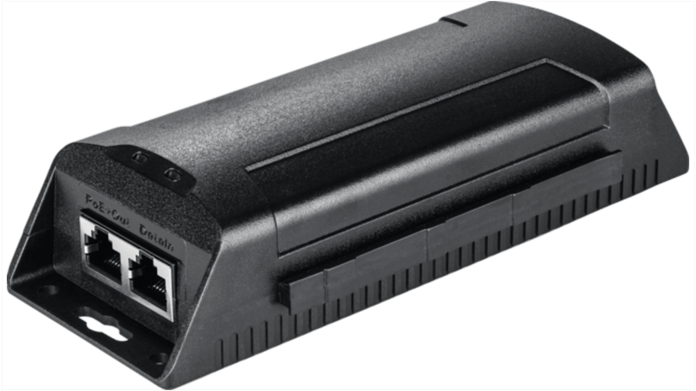 ABUS Security-Center Single Port POE Injector, 100 → 240V ac Input, 30W