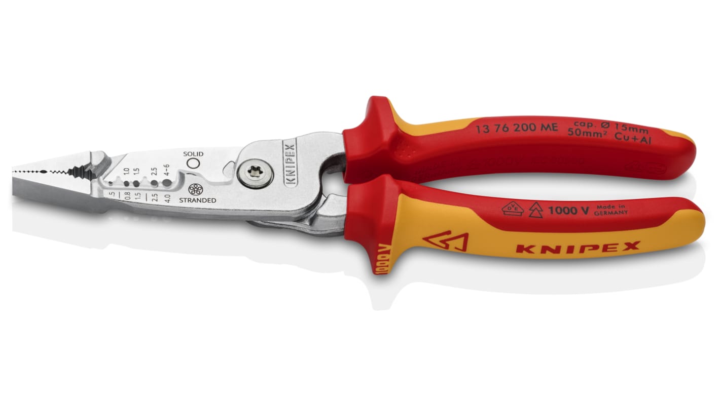 Pelacables Knipex para usar con cable plano