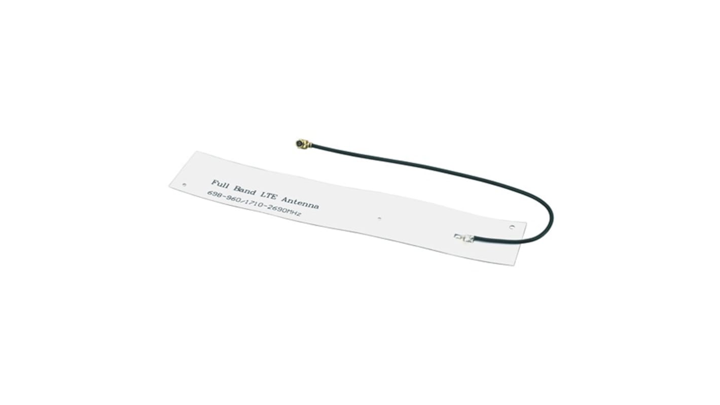 Antenne multi-bandes TE Connectivity ANT-LPL-FPC-100 Adhésif FPC, Interne U.FL 6.1dBi Bande ISM, LoRaWAN ANT-LPL-FPC