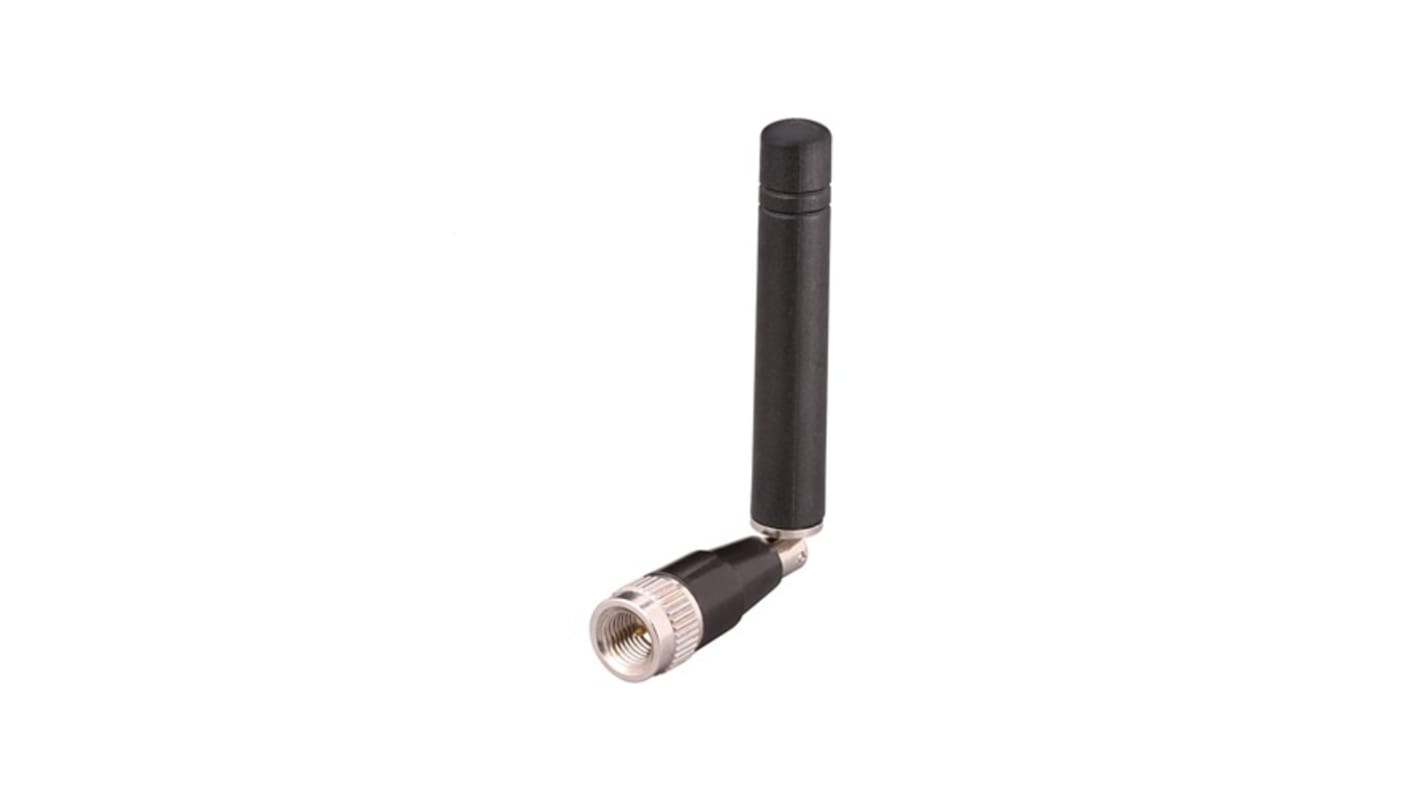 TE Connectivity ANT-LTE-MON-SMA-L Rod Multi-Band Antenna with U.FL Connector, 2G (GSM/GPRS), 3G (UTMS), 4G (LTE), ISM