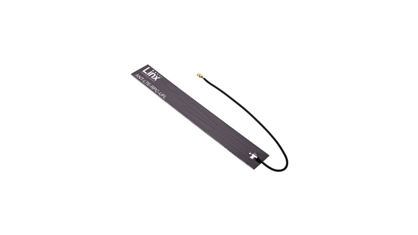 Antenne multi-bandes TE Connectivity ANT-LTE-RPC-UFL Adhésif Plaque, Interne U.FL 6.3dBi 2G (GSM/GPRS), 3G (UTMS), 4G