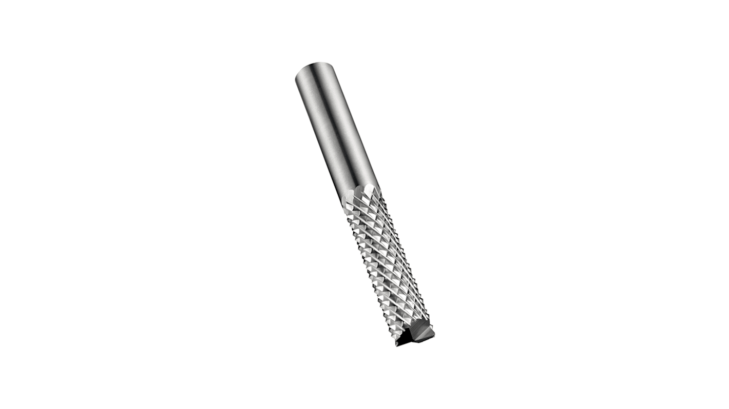 Dormer P844 Series Solid Carbide Diamond Core, 3mm Diameter, 45 mm Overall