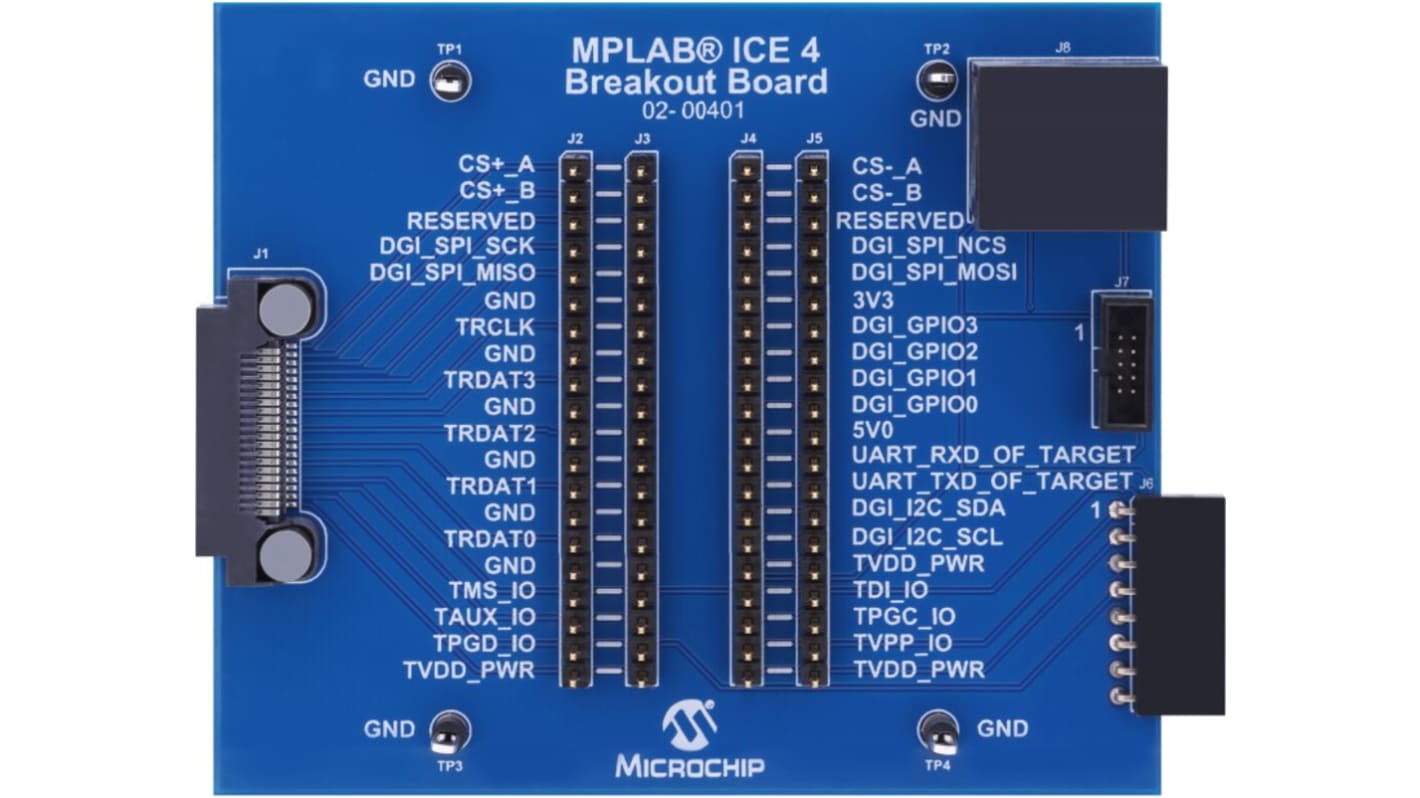 Microchip MPLAB ICE 4 Programmer Breakout Board AC244141