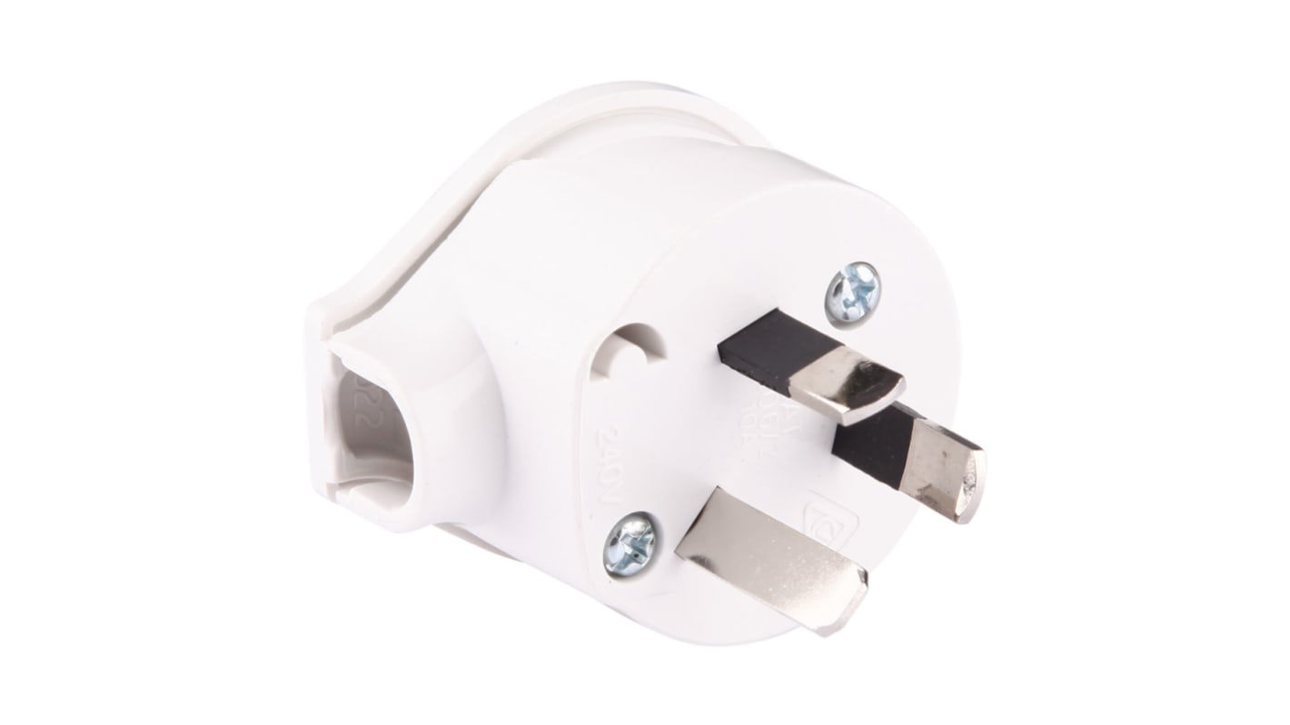 HPM Australia Mains Plug, 10A, Cable Mount, 250 V ac