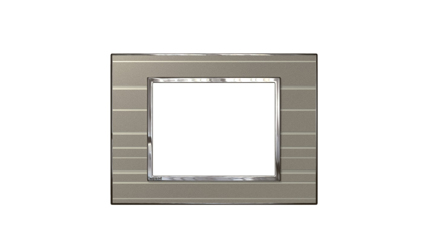 HPM Grey 1 Gang Light Switch Cover