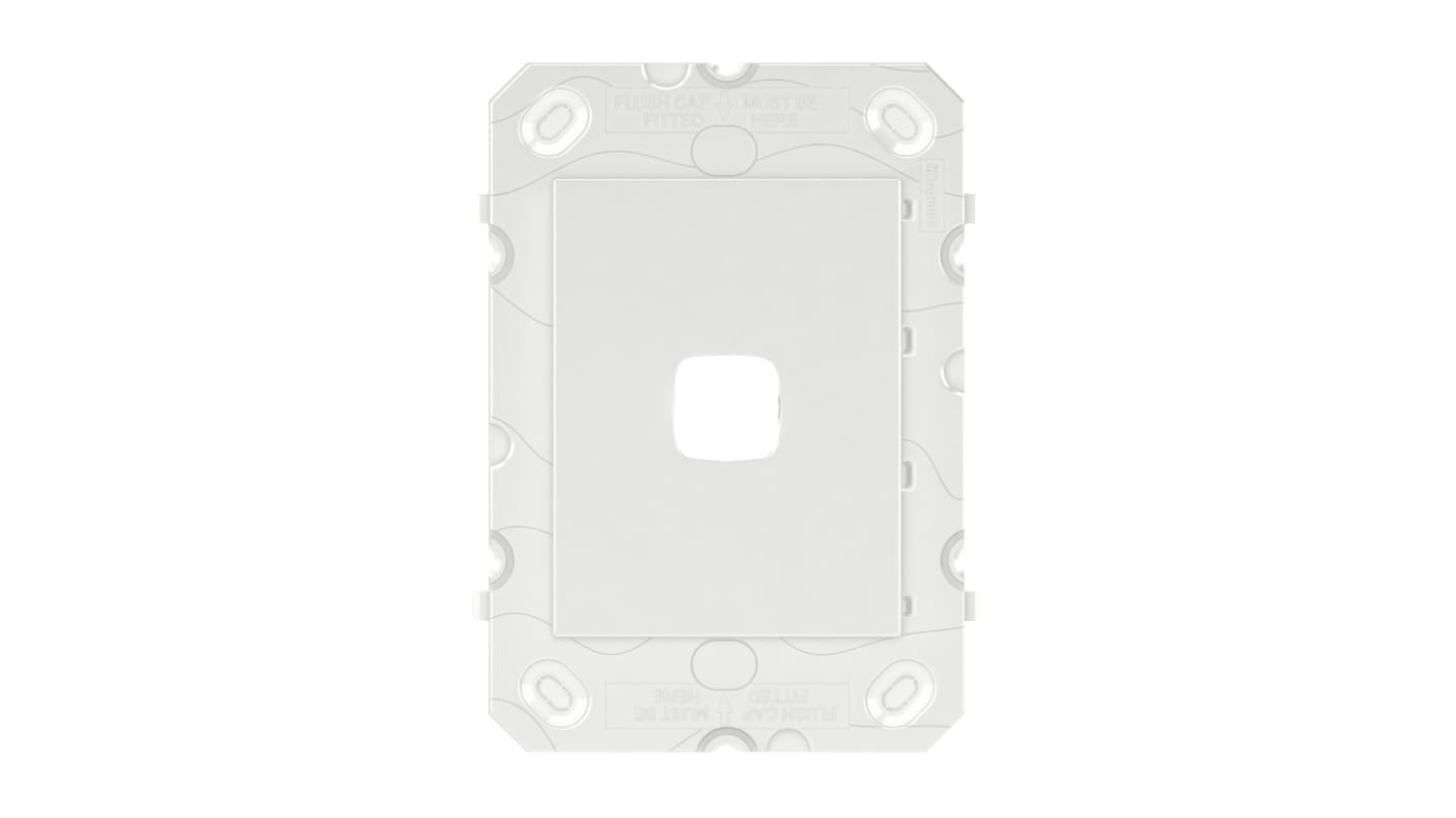 HPM White 1 Gang Light Switch Cover