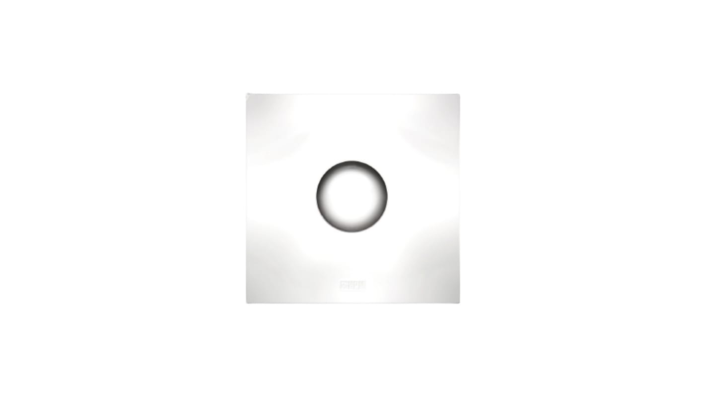 HPM EF100SQWE Square Wall Mount Extractor Fan, 94m³/h, Compatible with Time Delay Module EF100