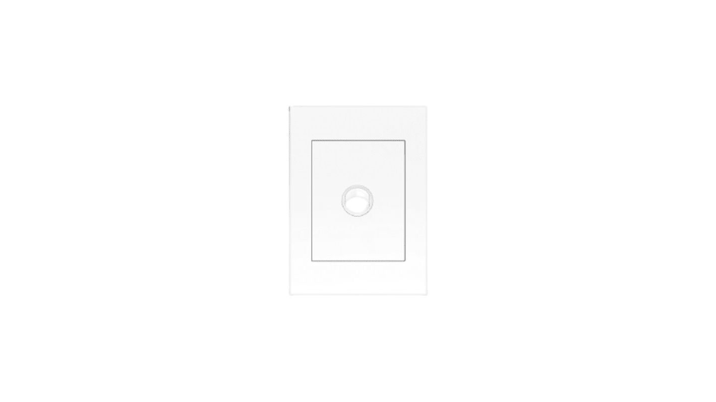 HPM White Architrave Switch, 1 Way, 1 Gang, VIVO