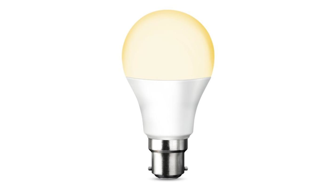 HPM B22 LED Bulbs 5 W(75W), 3000K, Warm White, A60 shape