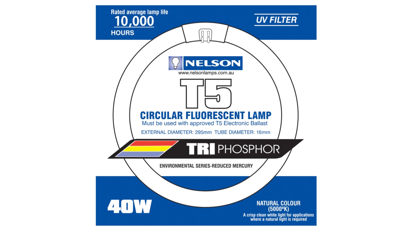 HPM 40 W T5 Fluorescent Tube, 400mm, T5