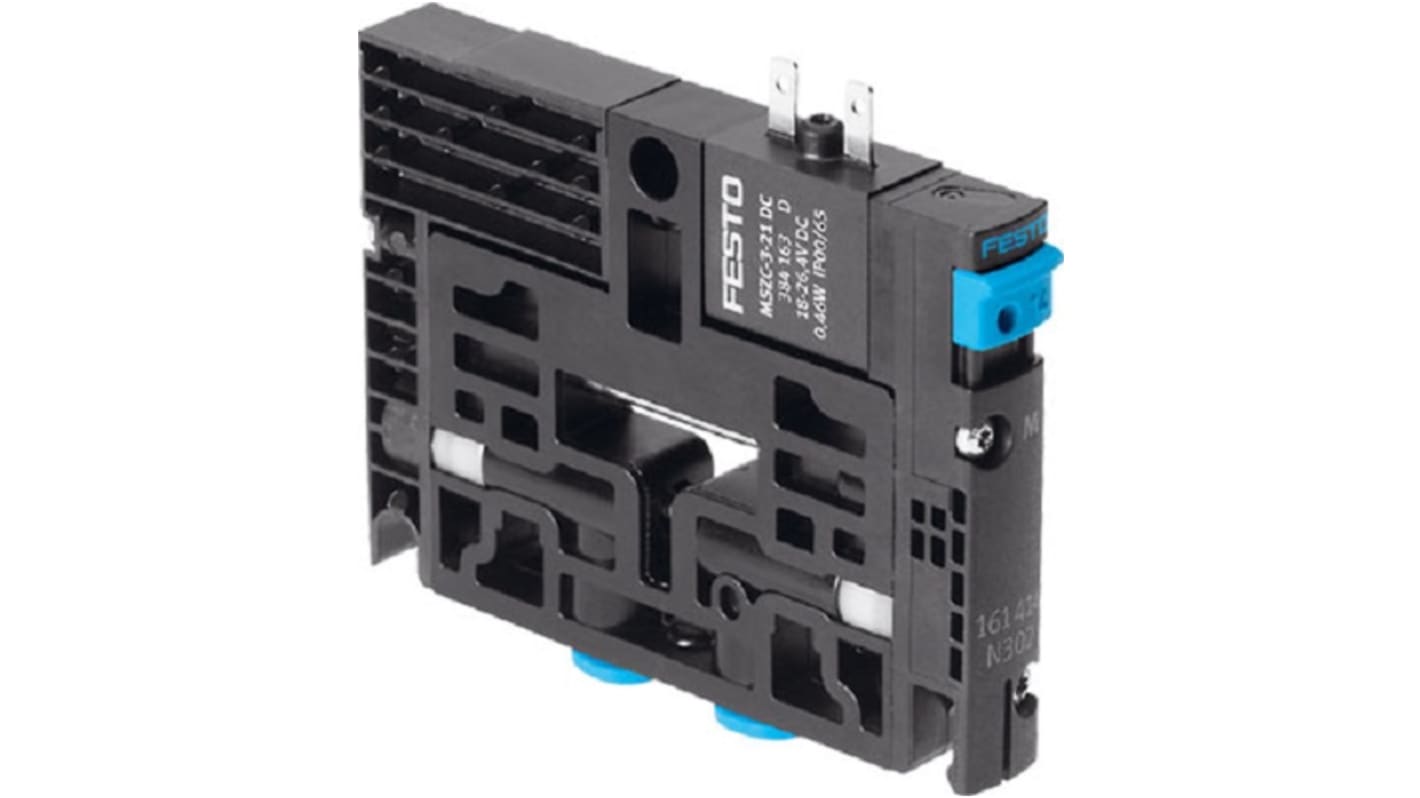 Elettrovalvola a Solenoide Festo, G 1/8, funzione 5/2-Way, Monostable, azionamento Solenoide, 24V cc