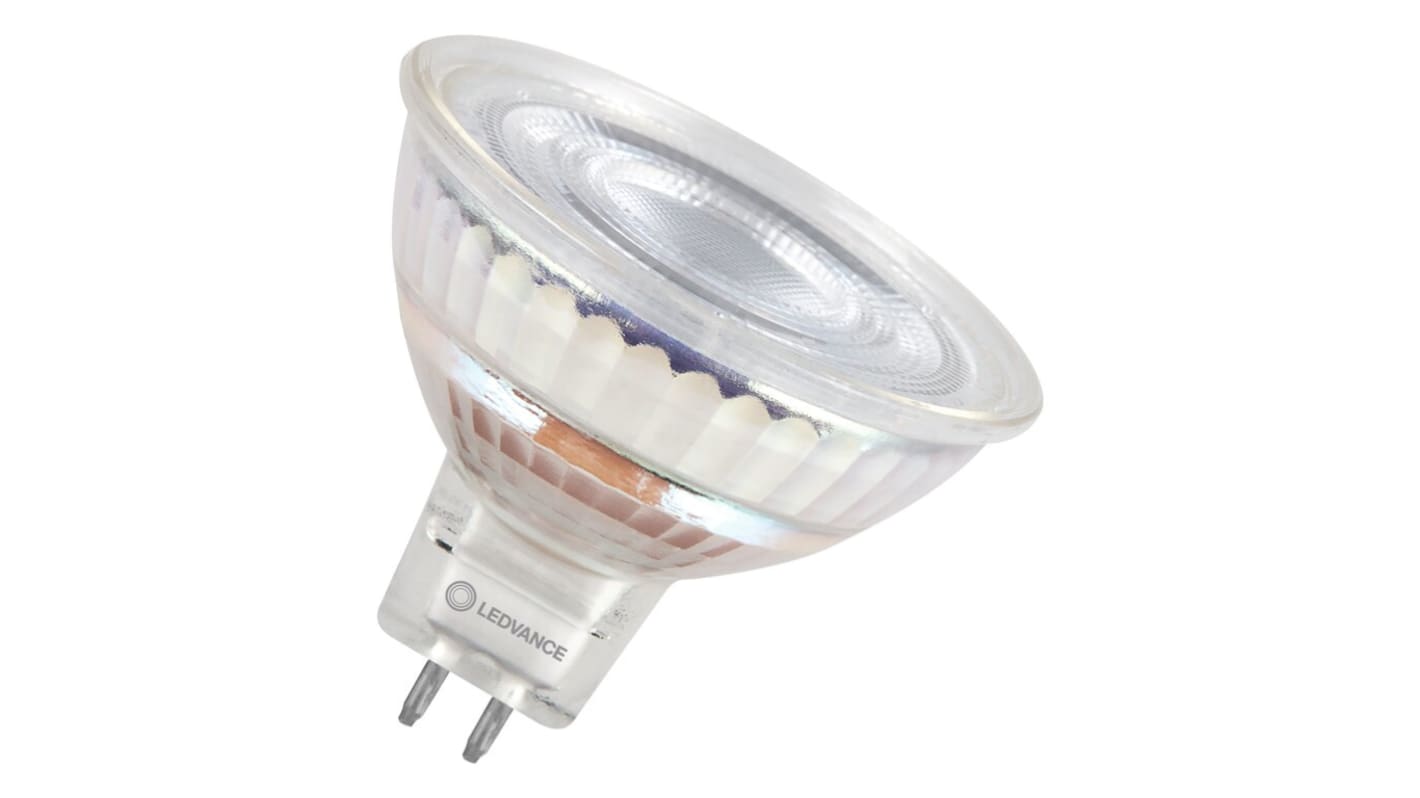 Lampada LED a riflettore LEDVANCE con base GU5.3, 6,3 W, col. Bianco caldo