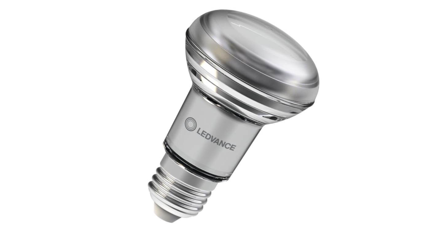 Lampada LED a riflettore LEDVANCE con base E27, 4,9 W, col. Bianco caldo, intensità regolabile