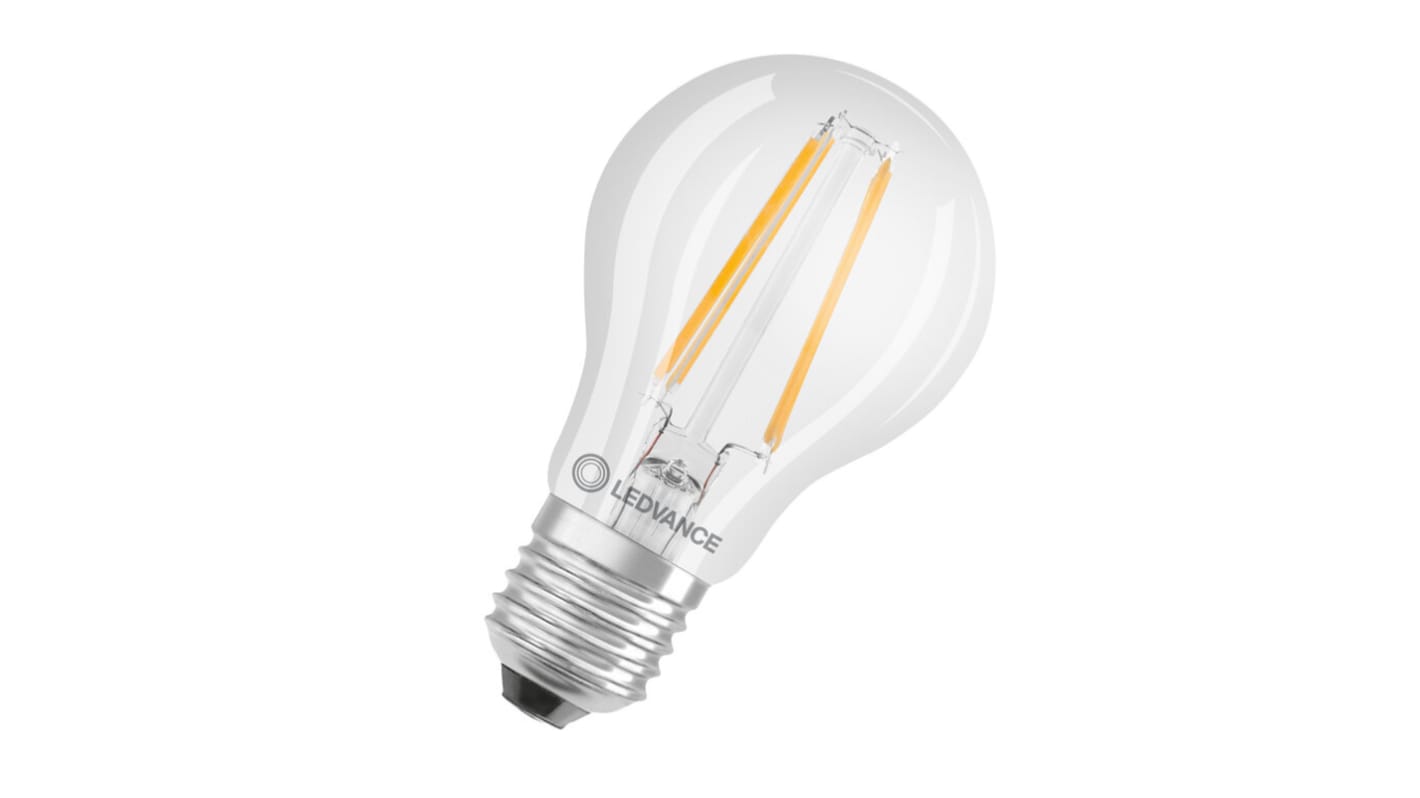 Bombilla LED LEDVANCE, CLASSIC A, 7 W, casquillo E27, regulable, Blanco Cálido, 2700K