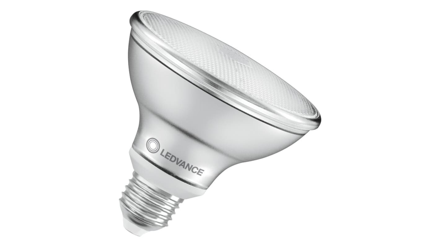 LEDVANCE PAR16, LED-Lampe, LED-Reflektorlampe dimmbar, 10 W, E27 Sockel, 2700K warmweiß