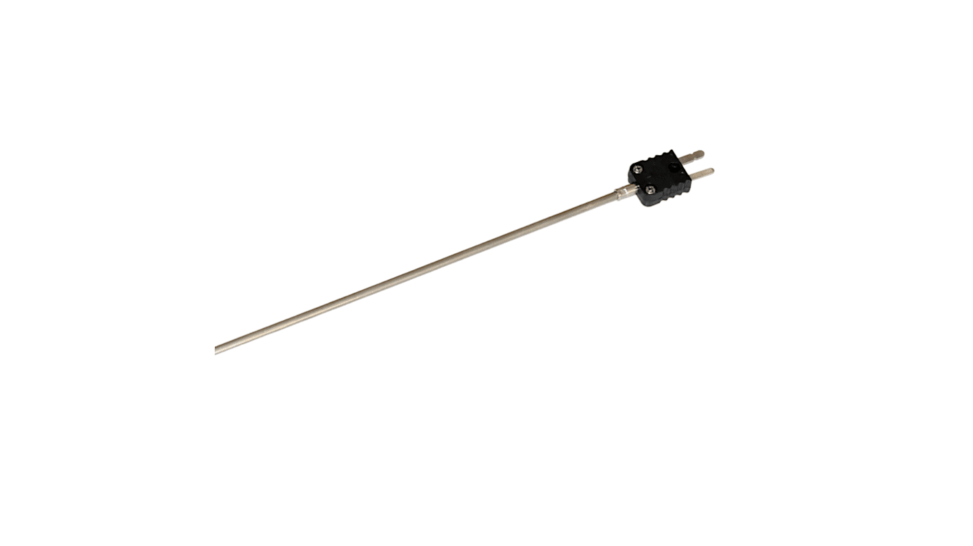 Electrotherm 熱電対センサ, , Kタイプ, プローブ径:1.5mm, プローブ長さ:200mm, 282-1K-1.5-0200M