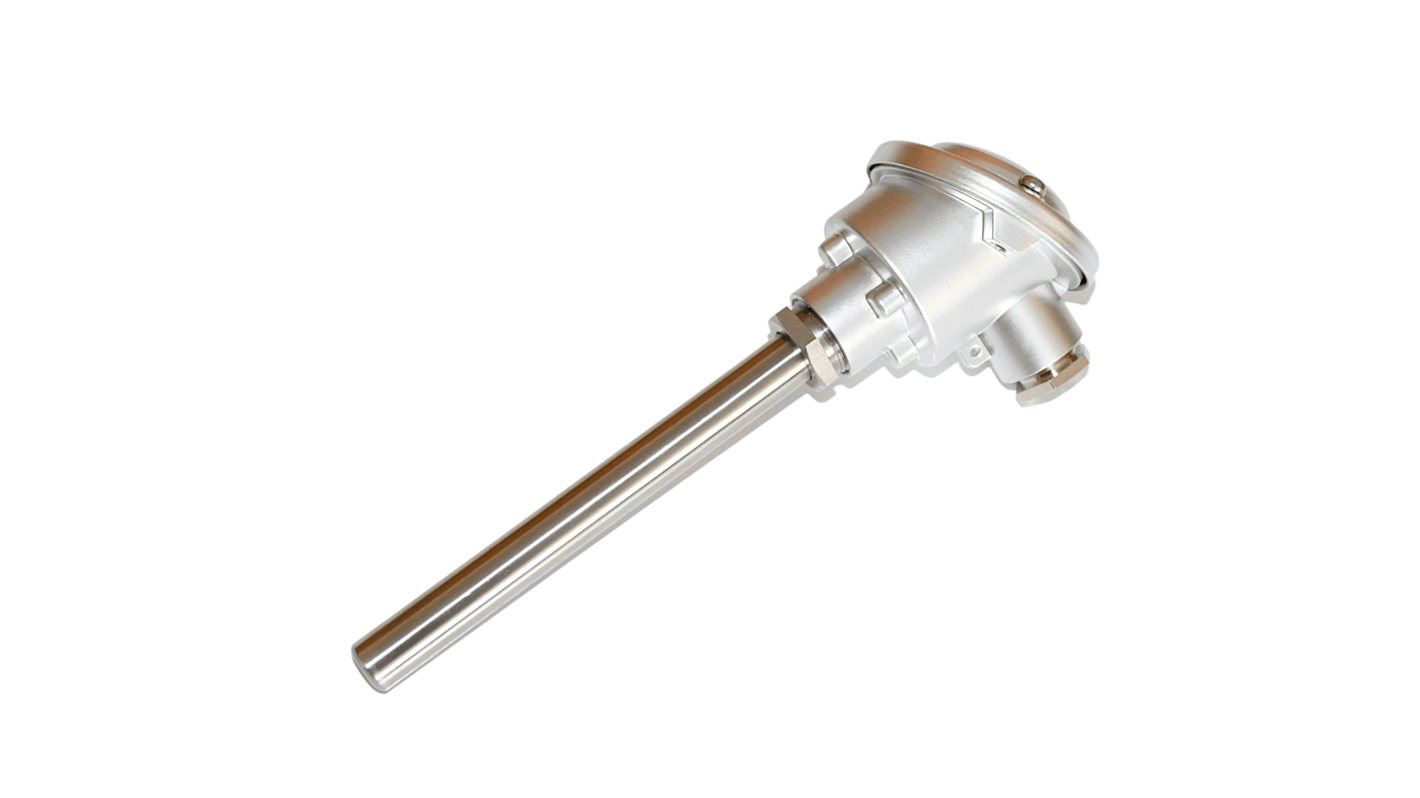 Electrotherm PT100 RTD-sensor, 15mm dia., 300mm lang, 3 ledninger, Probe, 3 DIN EN 60751 °C, F0 °C +400°C Max