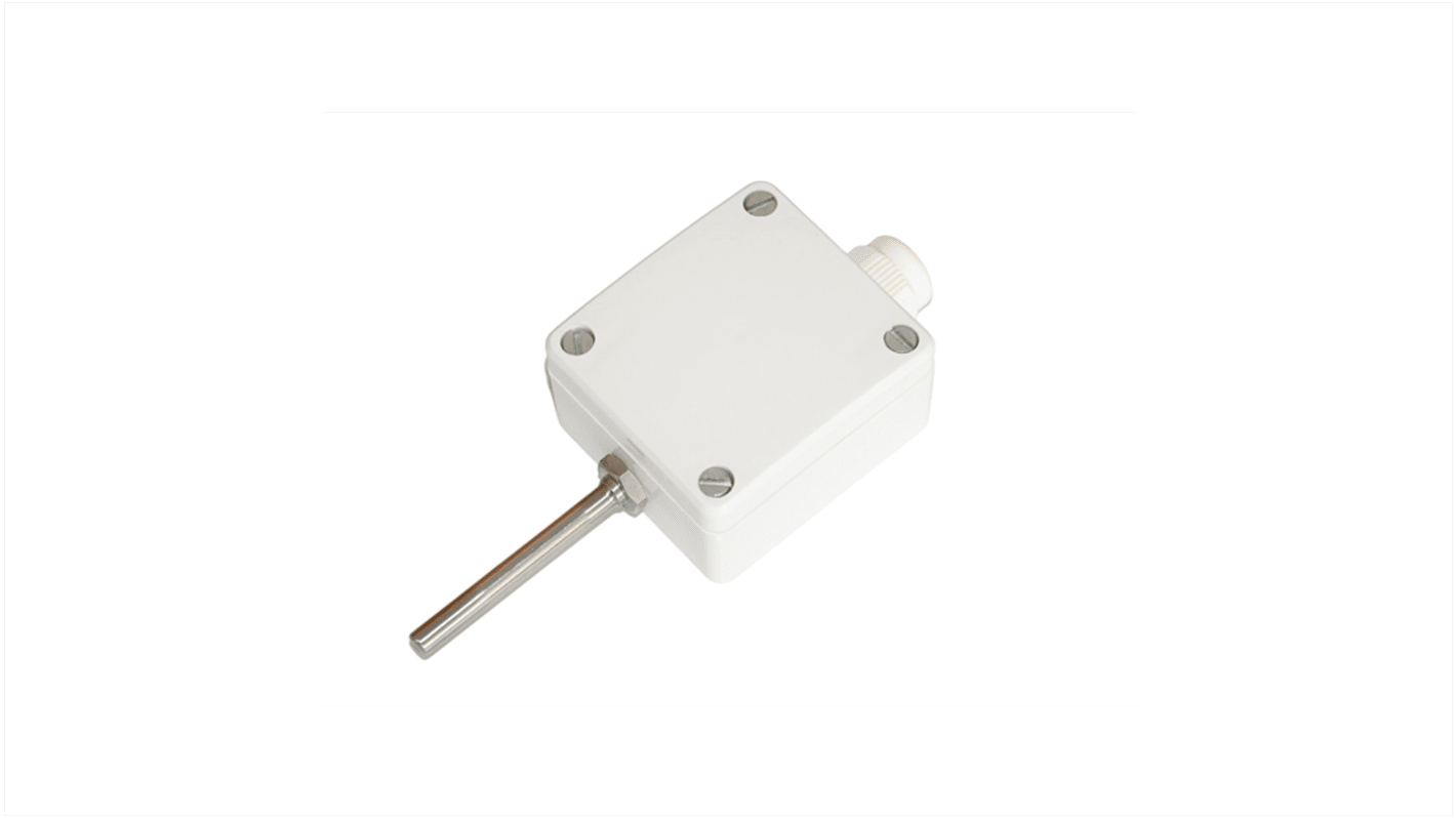 Electrotherm PT100 RTD Sensor, 6mm Dia, 80mm Long, 3 Wire, Probe, 3 DIN EN 60751 °C, F0 °C +70°C Max