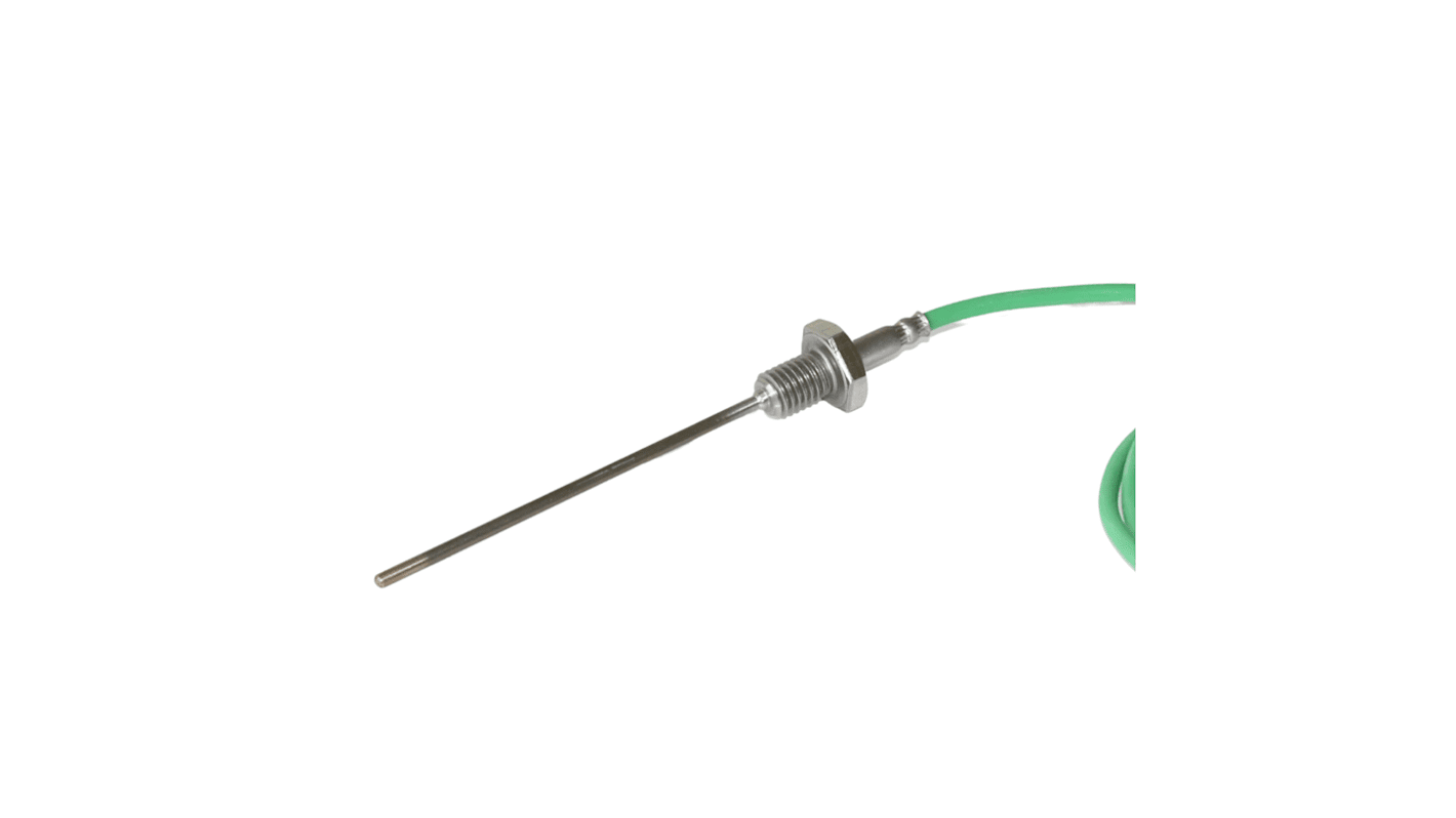 Thermocouple Electrotherm K5T type J Ø 3mm, L 2500mm, +205°C max à Fiche mâle standard