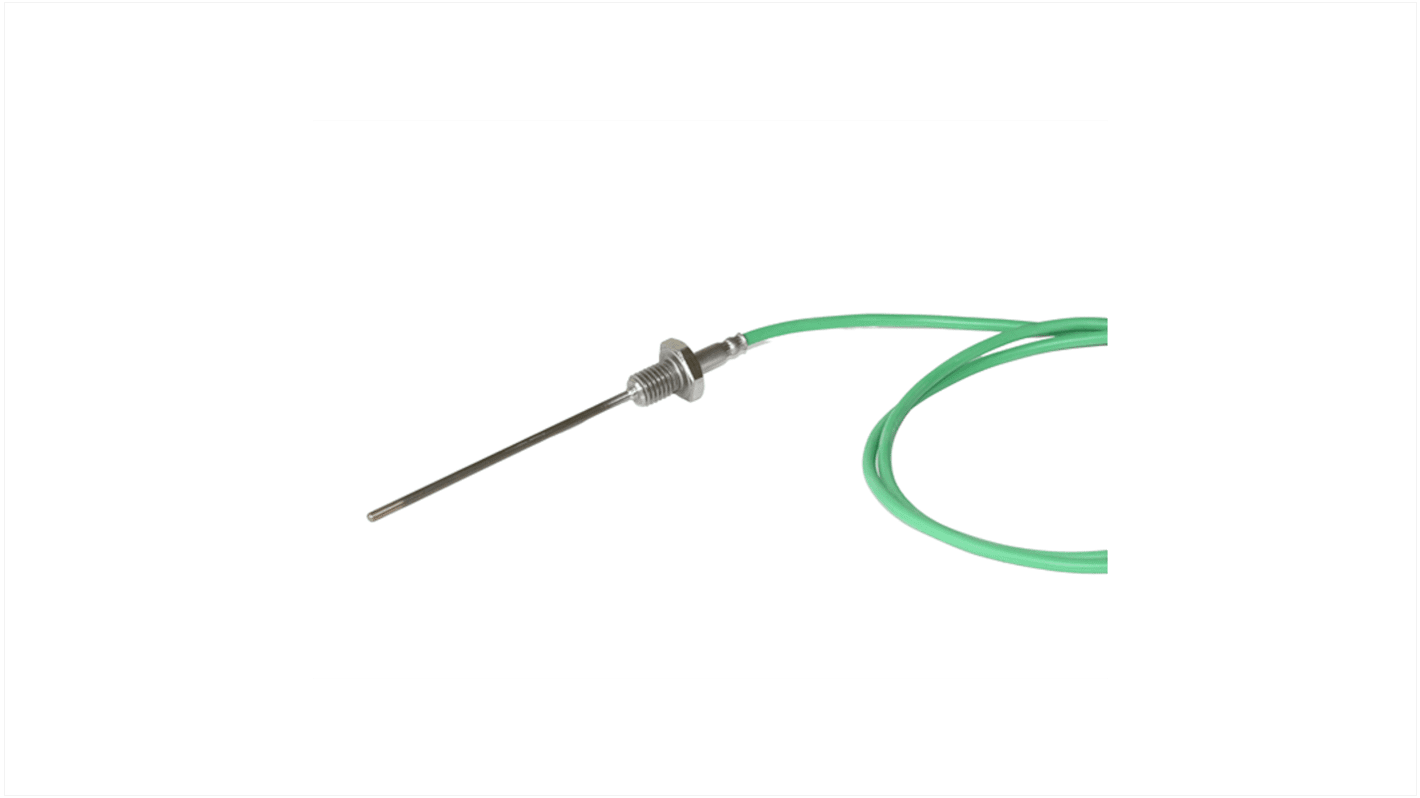 Thermocouple Electrotherm K5T type K Ø 3mm, L 2500mm, +205°C max à Fiche mâle standard