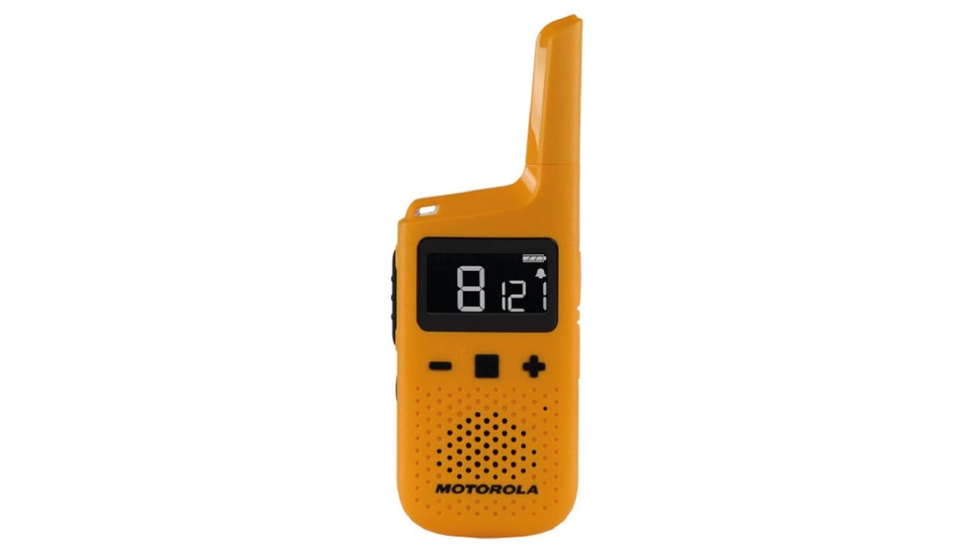 Motorola T72 Walkie-Talkies Handheld 8-Kanal 121 Subcodes PMR446MHz  Wasserdicht
