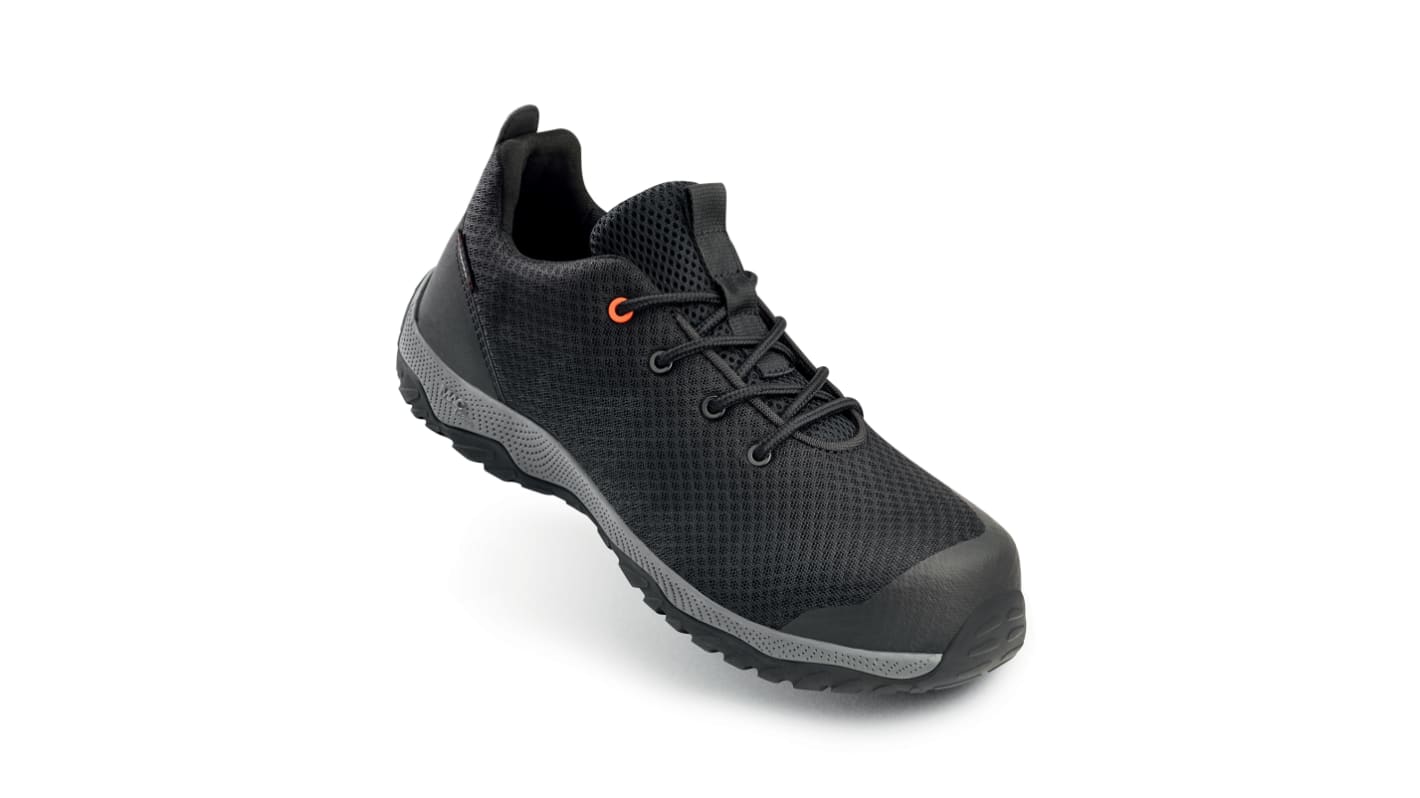 MS 10 LOW Unisex Black Composite Toe Capped Safety Shoes, UK 9, EU 43