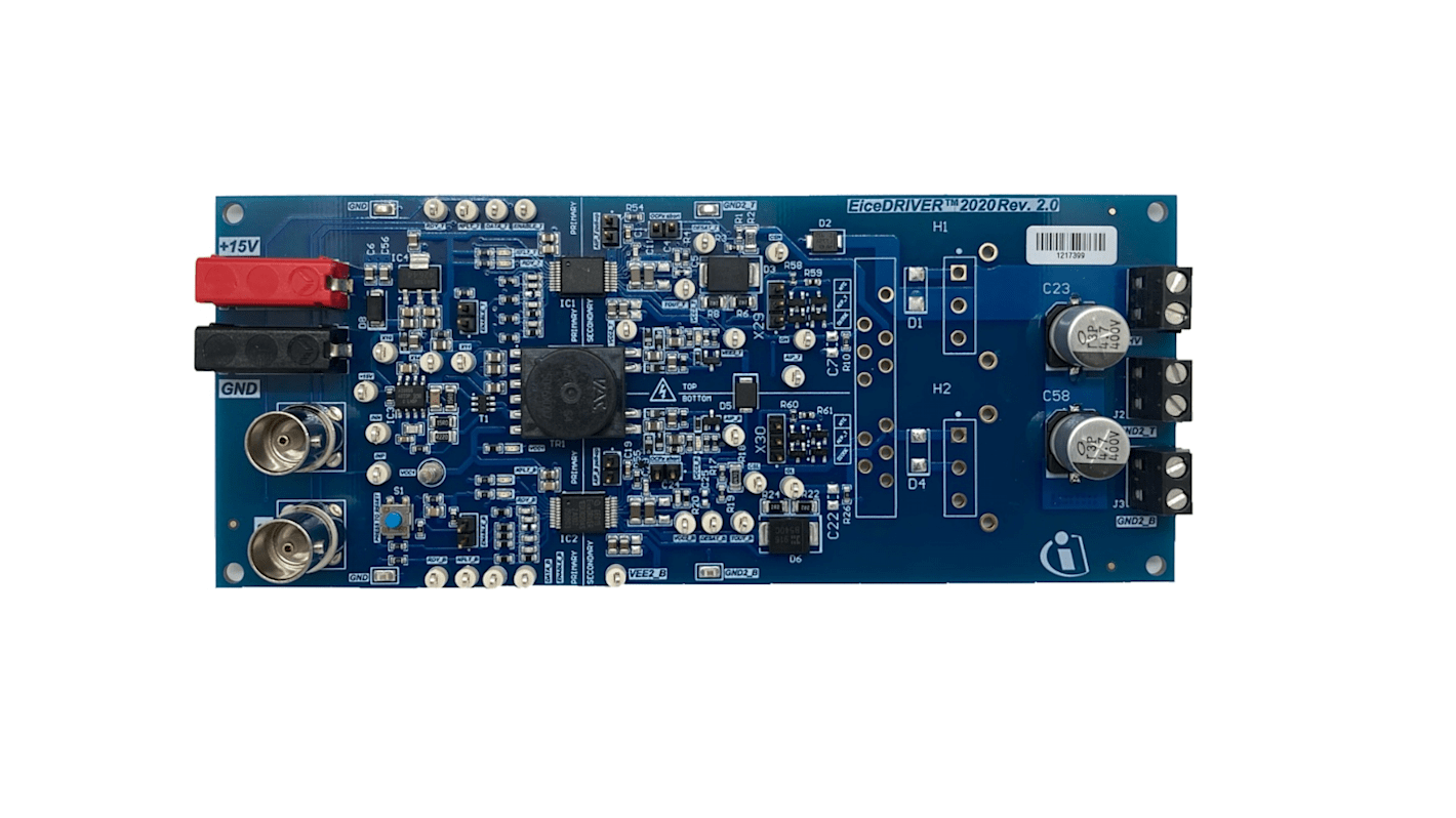 Placa de evaluación Controlador de puerta IGBT Infineon EiceDRIVER Enhanced 1EDI302xAS/1EDI303xAS -