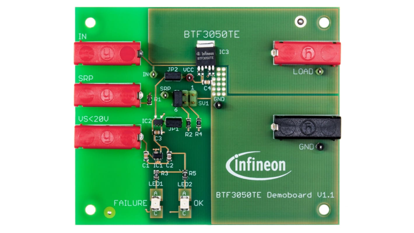 Infineon Demoboard BTF3xxxEJ PWM Controller for Voltage Regulator for Arduino UNO Sheild