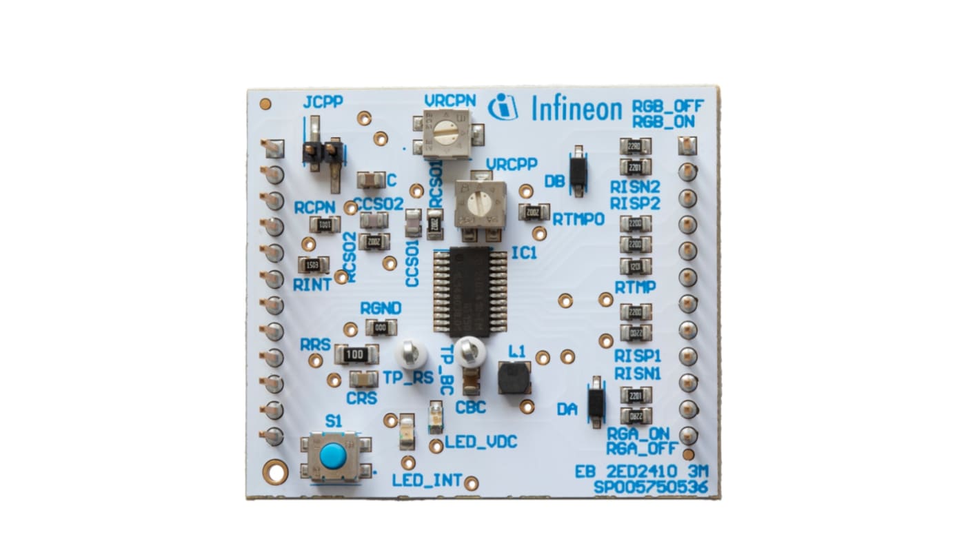 Infineon EB 2ED2410 3M MOSFET Gate Driver for Gate Driver, Power MOSFET for Adjustable Wire Protection