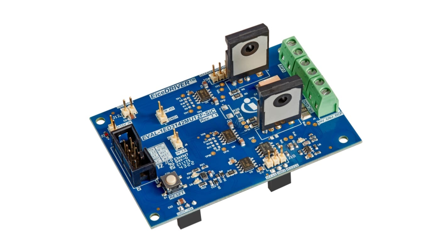 Placa de evaluación IGBT, Driver MOSFET Infineon EVAL-1ED3142MU12F-SIC - EVAL1ED3142MU12FSICTOBO1