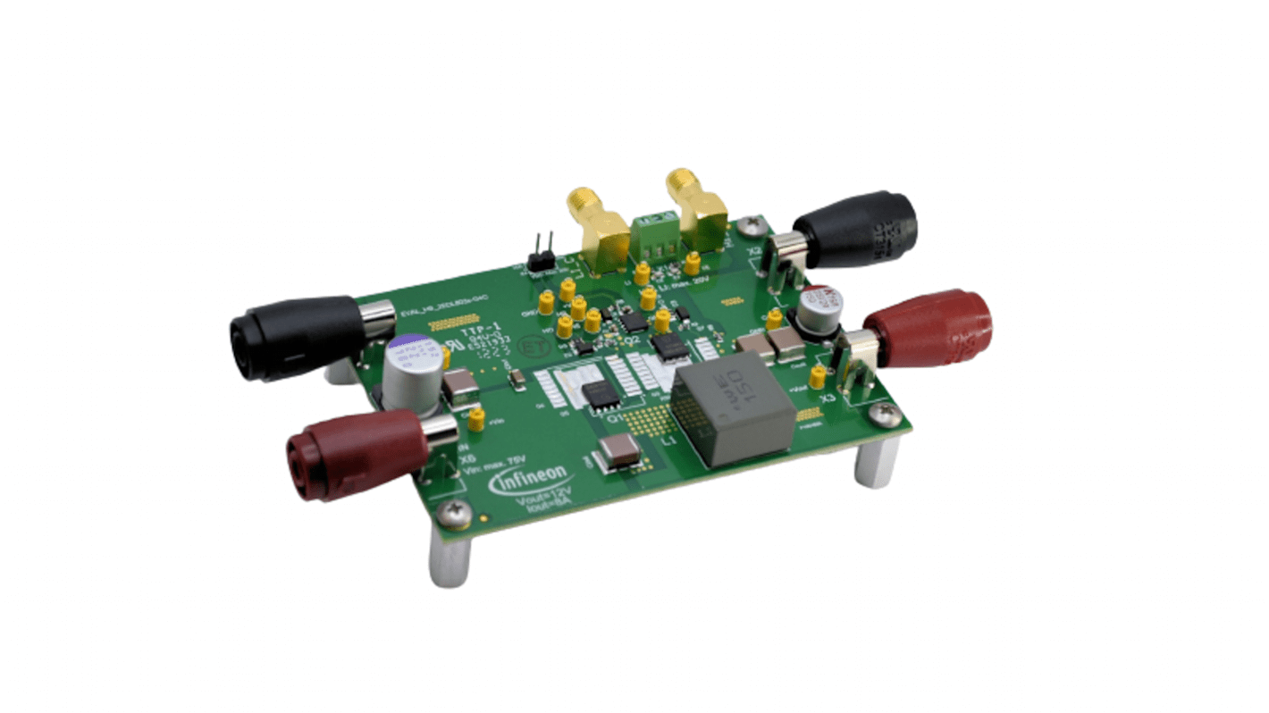 Placa de evaluación Controlador de motor Infineon Half-Bridge Buck Converter Evaluation Board Using the Eicedriver