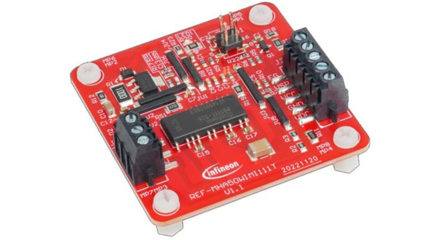 Placa de evaluación Accionador de motores trifásicos Infineon IMOTION Fan Driver Reference Design Kit -