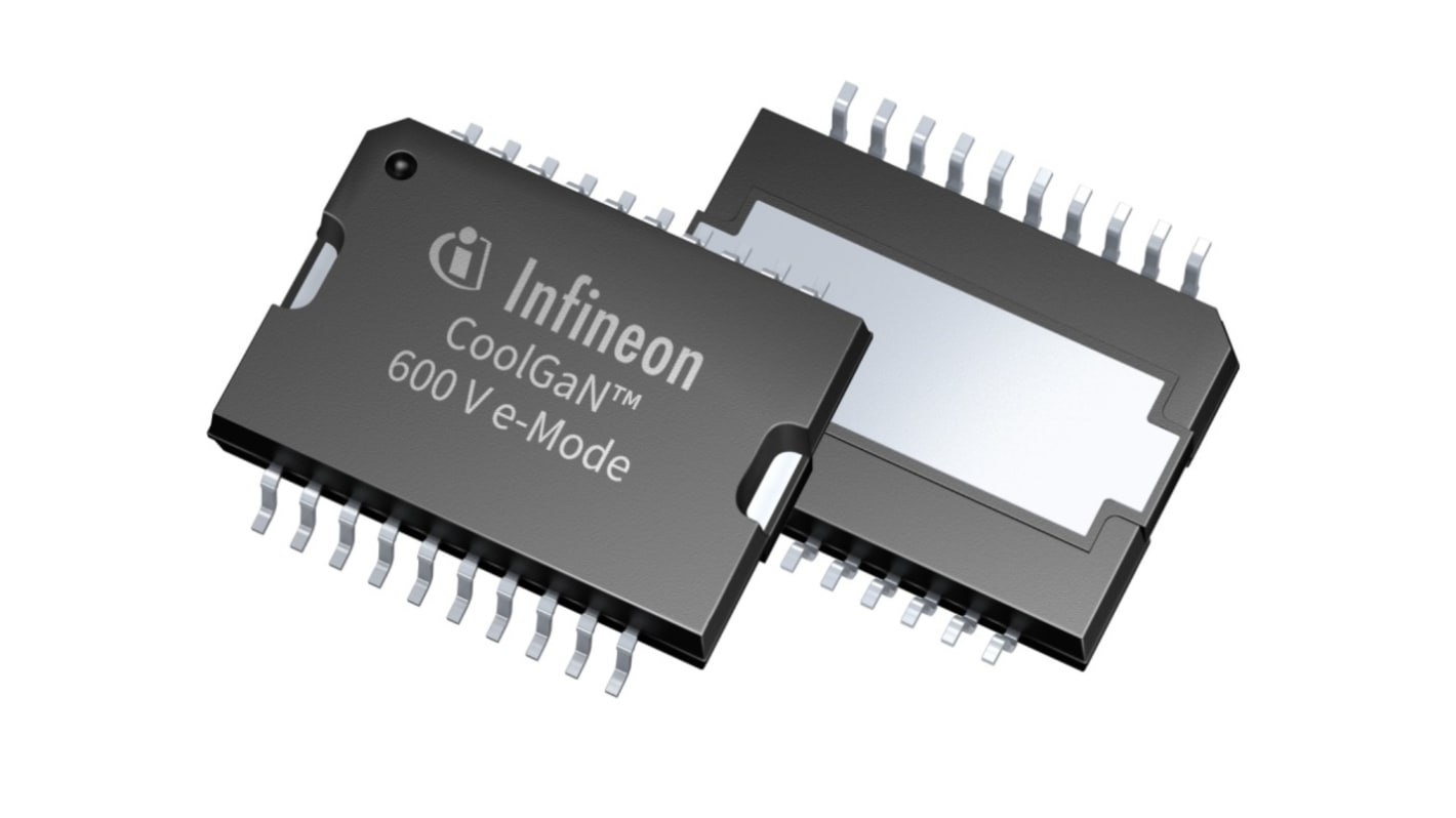 GaN MOSFET, 60 A, 600 V, 20-Pin DSO Infineon IGO60R070D1AUMA2